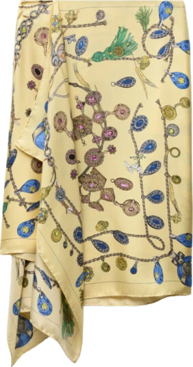 Versace Dame Skjørt Beige L, Versace Dame Skjørt Beige L,