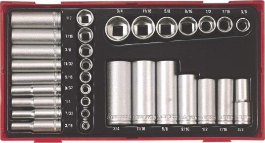 Teng Tools TTAF32 Pipenøkkelsett 32 deler, Håndverktøy Teng Tools TTAF32 Pipenøkkelsett 32 deler, Håndverktøy