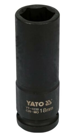Yato 1/2" Kraftpipe 78mm i Krom-Molybdenstål, 18mm Nøkkelvidde