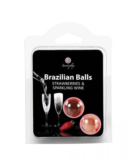 Secret Play Brazilian balls jordbær/champange