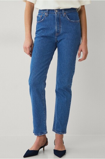 Levi's Jeans 501 Crop Blå Levi's Jeans 501 Crop Blå