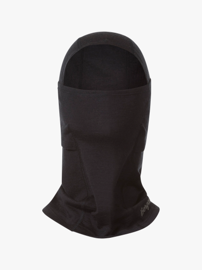 Bergans Wool Balaclava Sort ONE SIZE