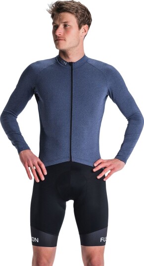 FUSION C3 Light Langermet Sykkeltrøye Unisex Blå XL