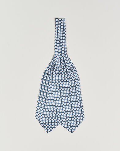Amanda Christensen Silk Twill Medallion Ascot White