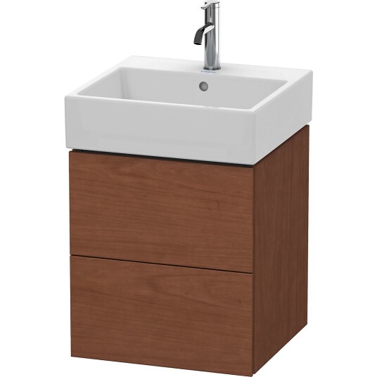 Duravit L-Cube Servantskap m/2 skuffer 484x544x459 mm Amerikansk Valnøtt