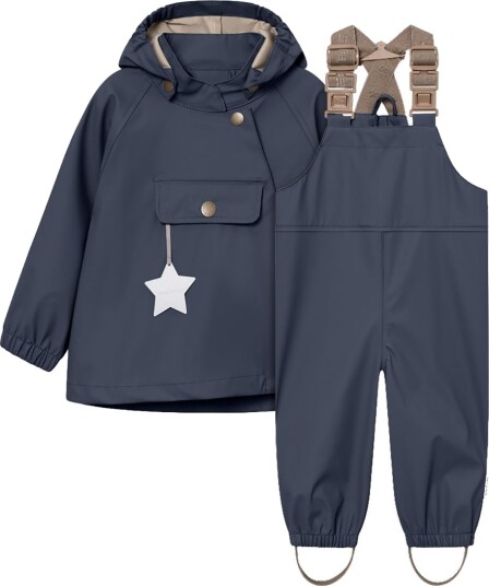 MINI A TURE Matwainis Rain Set. Grs Navy 86 MINI A TURE Matwainis Rain Set. Grs Navy 86