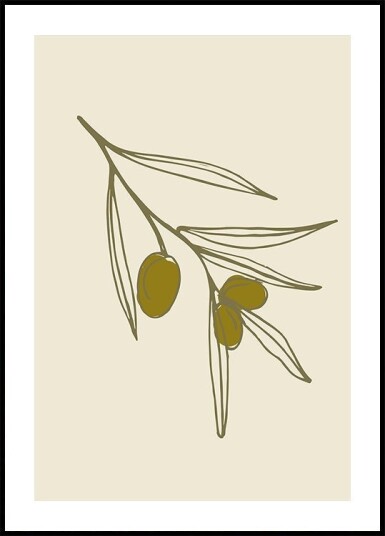 Olivebranchno04 Plakat Plakat / 100x150cm