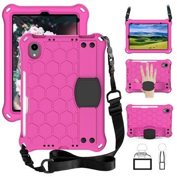 Honeycomb Series EVA iPad Mini (2021) Deksel Varm Rosa