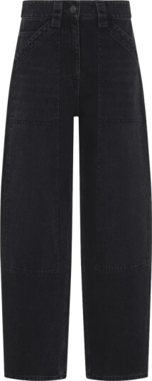 CO Dame Jeans Svart W27,