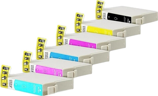 TB Blekkpatron Pakke T0807 Sort/CMY/LC/LM (6x11.4ml), erstatter Epson C13T08074010