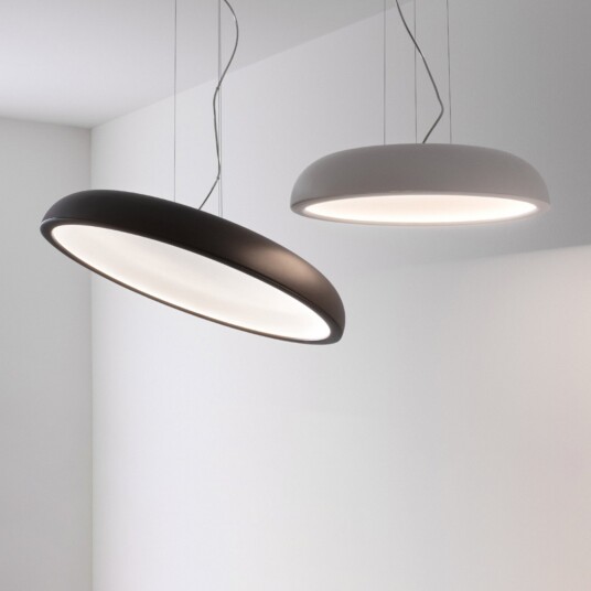 Stilnovo Reflexio LED hengelampe Ø 65 cm hvit Stue 9.6 Hvit