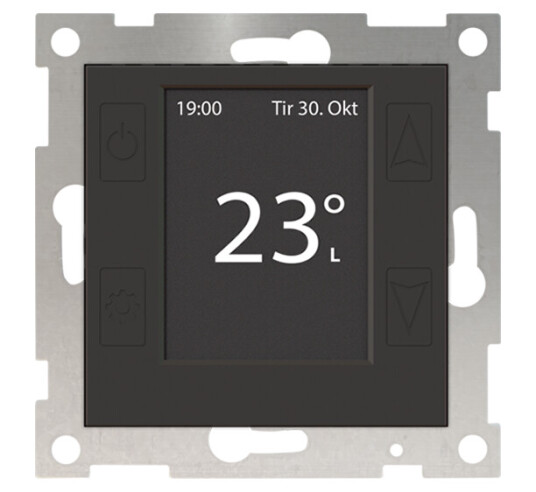 CTM Lyng mTouch One 1P 16A Svart Open Protocol - 4503196