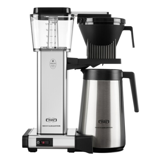 Moccamaster Automatic Thermo kaffetrakter blankpolert sølv Moccamaster Automatic Thermo kaffetrakter blankpolert sølv