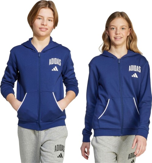 adidas Sportswear J Clgt Ft Fz Blue 140