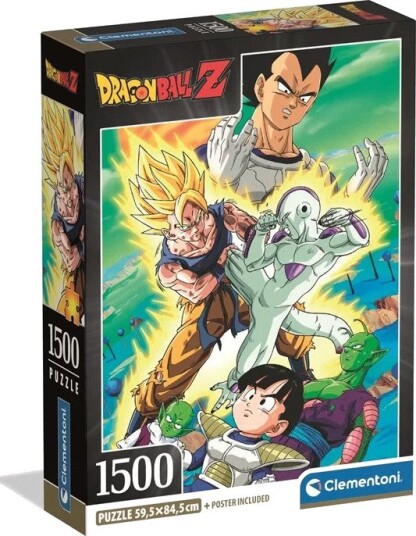 Clementoni Puzzle Dragonball Z Compact 1500 pieces 2D Puslespill