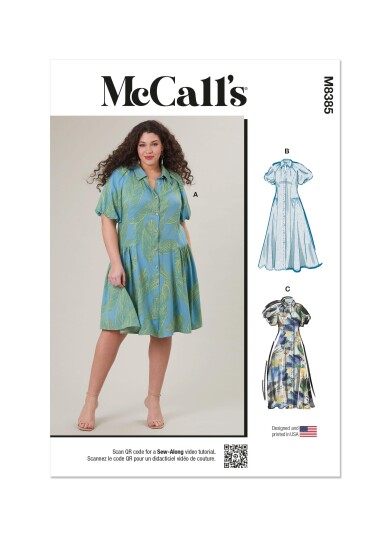 McCall's 8385 - Kjole W2 (20W-22W-24W-26W-28W)