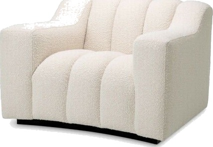 Kelly lenestol bouclé cream Kelly lenestol bouclé cream