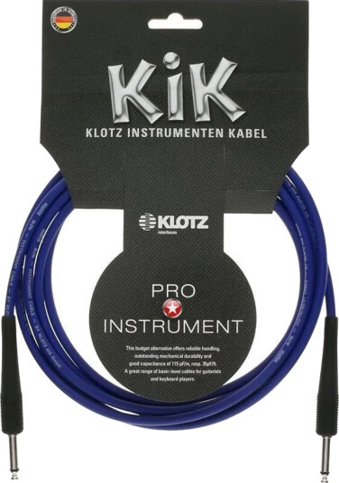 Klotz Gitarkabel 6 M Blå