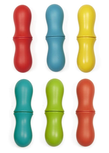 Kikkerland Regnbue Maisholdere S/6 – Selvoppbevarende design for enkel håndtering