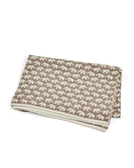 Smallstuff Natur Babyteppe Med Elefanter Smallstuff Natur Babyteppe Med Elefanter