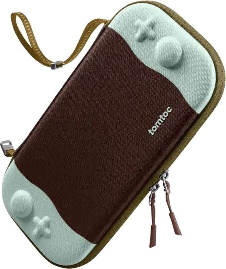 Tomtoc Slim Oppbevaringsetui ChocoMint til Nintendo Switch 2