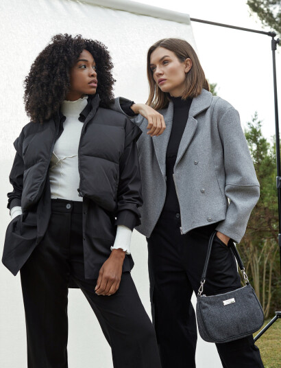 Rosemunde Detachable Down Puffer Jacket Black 34