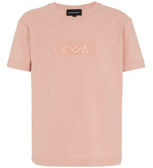 Giorgio Armani Emporio Armani T skjorte Mahogany Rose m. Broderi Emporio Armani 14 år 164 T skjorte Rosa