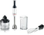 Bosch MaxoMixx Stavmikser 800W med Hakker og Visp - Hvit Bosch MaxoMixx Stavmikser 800W med Hakker og Visp - Hvit