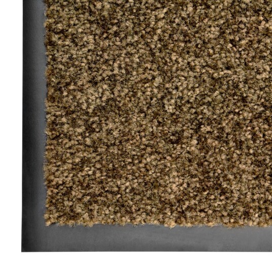 vidaXL Dørmatte vaskbar brun 120x180 cm vidaXL Dørmatte vaskbar brun 120x180 cm
