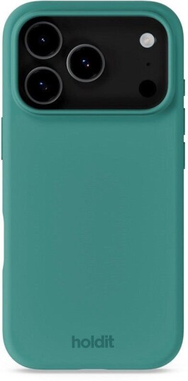 Holdit Mobildeksel til iPhone 17 Pro Soft Touch Silikon - Moss Green
