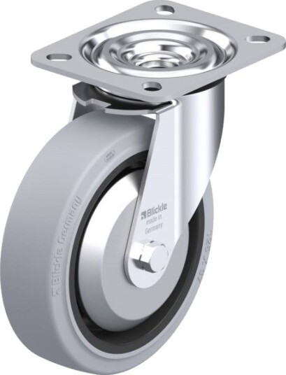 Blickle 850547 L-Poev 125G-Sg-Fa Styrehjul Hjuldiameter: 125 Mm Bæreevne (Maks.): 250 Kg 1 Stk