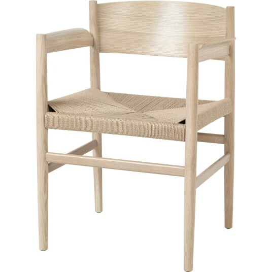 Mater Nestor Lenestol Mattlakkert Eik / Papirsnøre Mater Nestor Lenestol Mattlakkert Eik / Papirsnøre