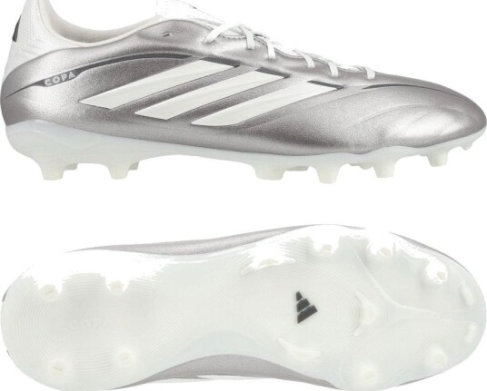 adidas Copa Pure IV League FG Ice Cold Precision Taupe Metallic/Sølv/Nattmetallisk Barn Gress (FG) størrelse 38⅔