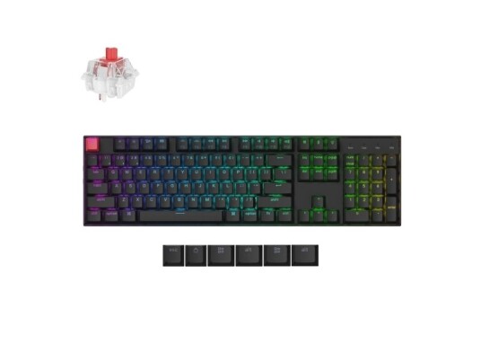 Keychron K10 QMK K10X H1 Svart