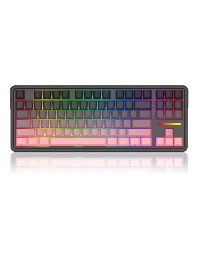 REDRAGON K728SP RGB PRO Antonium Pro keyboard Gamingtastatur Engelsk USA Svart