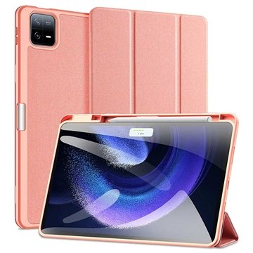 Dux Ducis Domo Xiaomi Pad 6/Pad 6 Pro Tri-Fold Smart Folio-etui Rosa