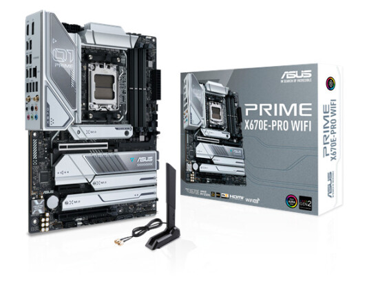 ASUS PRIME X670E-PRO WIFI Hovedkort - AMD X670 - AMD AM5 socket - DDR5 RAM - ATX ASUS PRIME X670E-PRO WIFI Hovedkort - AMD X670 - AMD AM5 socket - DDR5 RAM - ATX