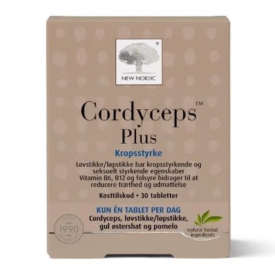 Cordyceps Plus 30 tabletter Cordyceps Plus 30 tabletter