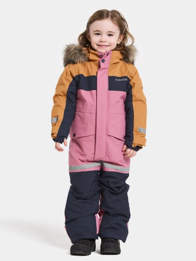 Didriksons Kids' Bjärven Coverall 4 Heather Pink 140 Didriksons Kids' Bjärven Coverall 4 Heather Pink 140