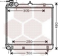 VAN WEZEL 82002192 Radiator motorkjøling