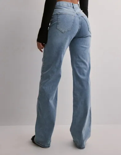 Dr Denim Blå Moxy Straight