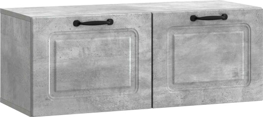 Vegghengt TV skap Betonggrå 78,5 x 31 x 30 cm Konstruert tre