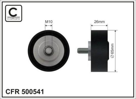 Løpehjul vifterem CAFFARO 500541