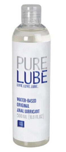 Pure Lube Water-Based Anal Lubricant 500 ml