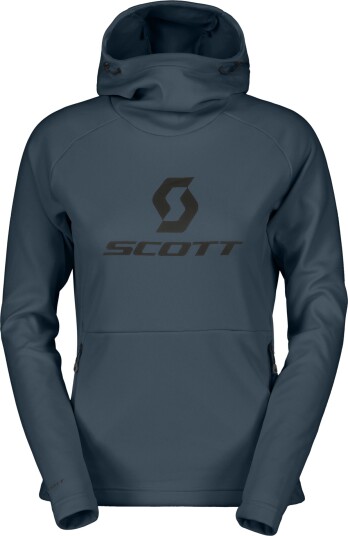 SCOTT Defined Mid Hoodie Metallblå til Kvinner