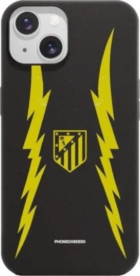 Phonecases3D iPhone 15 Atlético de Madrid komposterbart deksel, svart