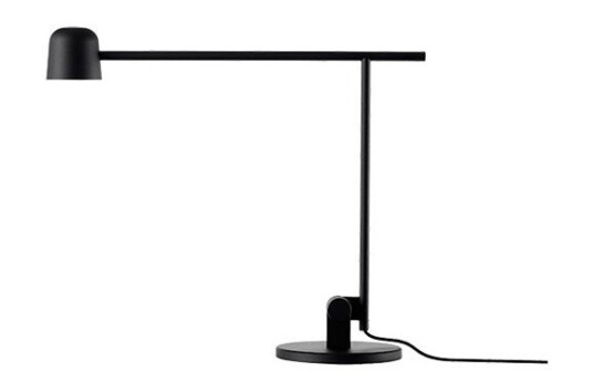 Satelitt bordlampe 40 cm Svart