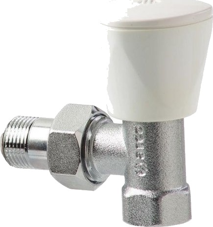 Carlo_Polett Vinklet Stengeventil, 1/2"X1/2"