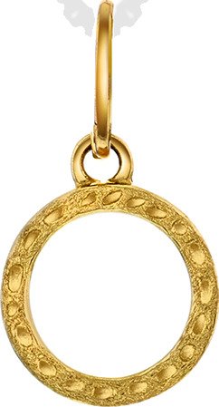Pan Jewelry Anheng i 585 gult gull med sirkel