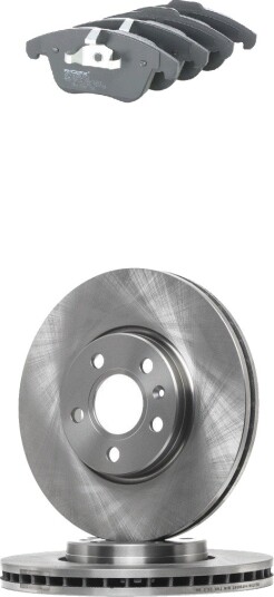 Bremseskiver og -klosser RIDEX 3405B3261